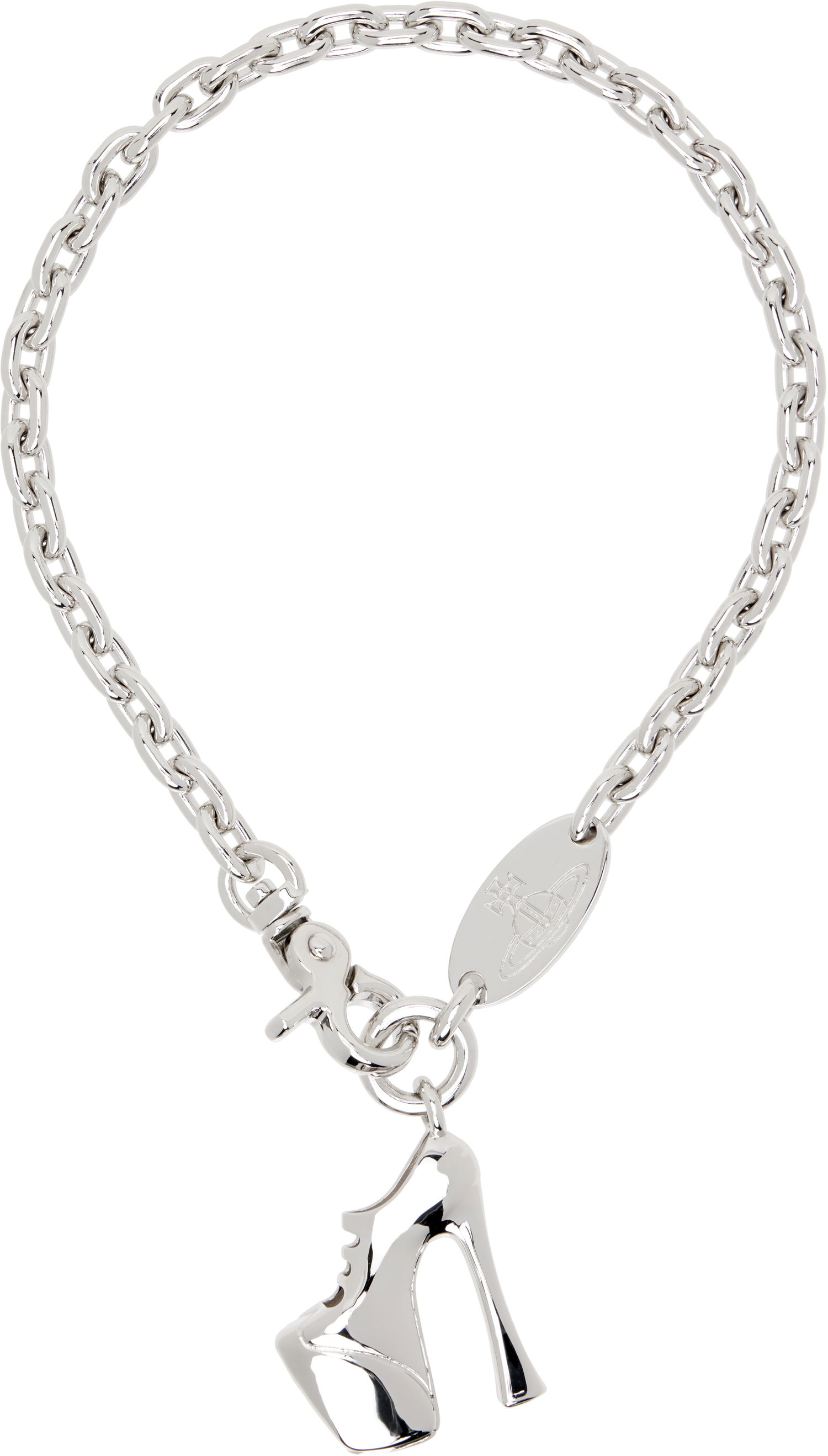 Halskæde Vivienne Westwood Vivienne Westwood Alienor Chain Shoe Pendant Necklace Metalisk | 6301013O-02P019-, 0