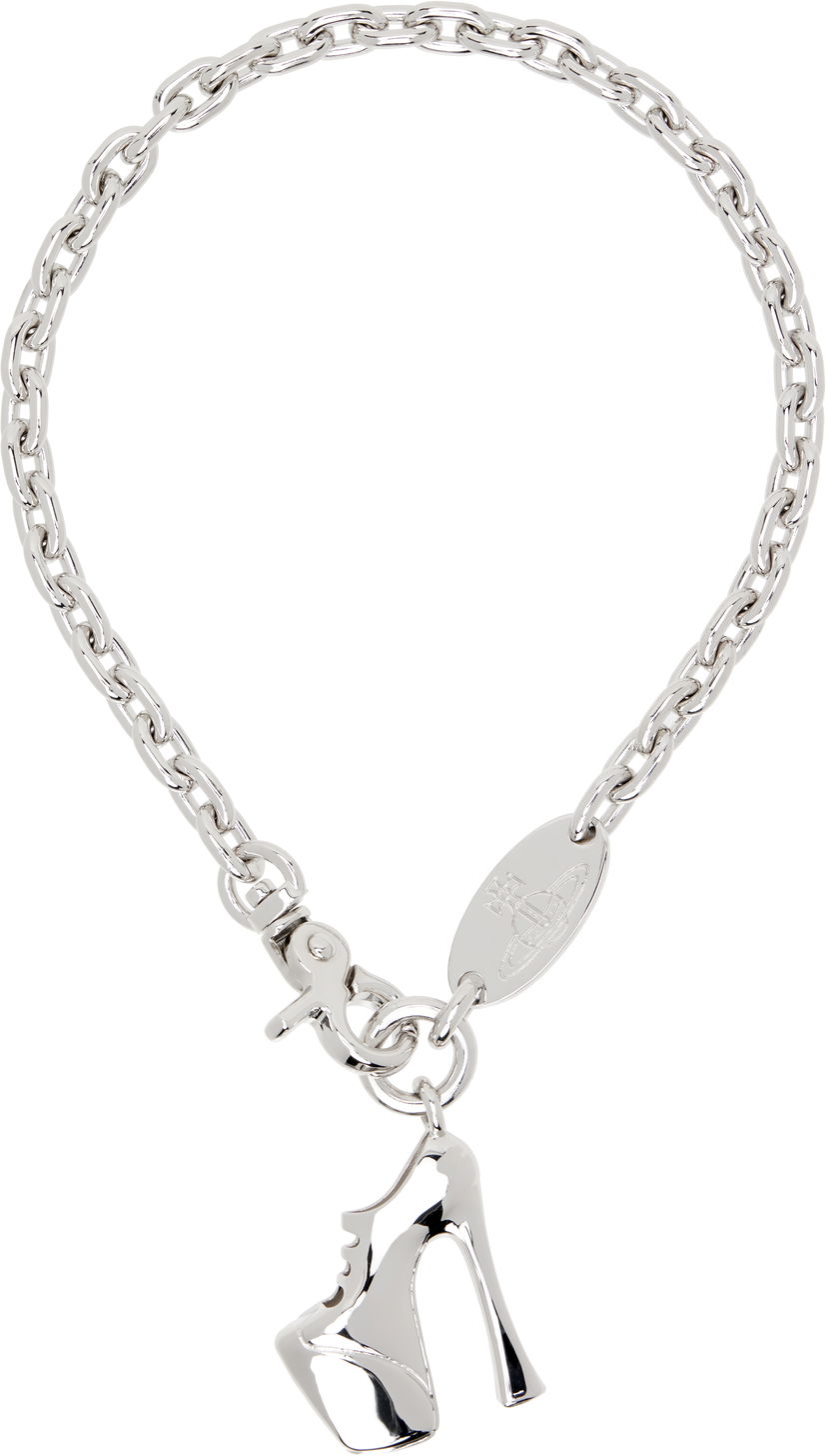 Halskæde Vivienne Westwood Vivienne Westwood Alienor Chain Shoe Pendant Necklace Metalisk | 6301013O-02P019-