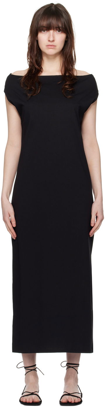 Kjole Loulou de Saison Loulou de Saison Martial Maxi Dress Sort | MARTIAL