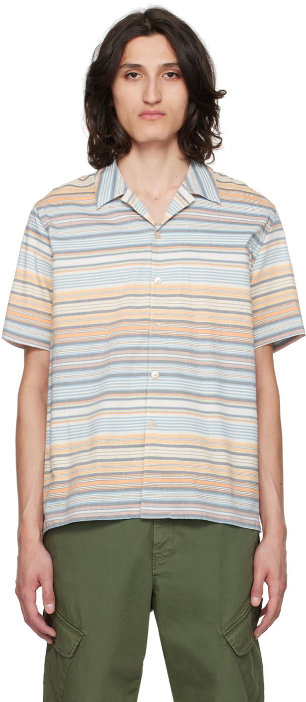 Skjorte Paul Smith PS Paul Smith Striped Casual Shirt Flerfarvet | M2R-695U-M22054-92