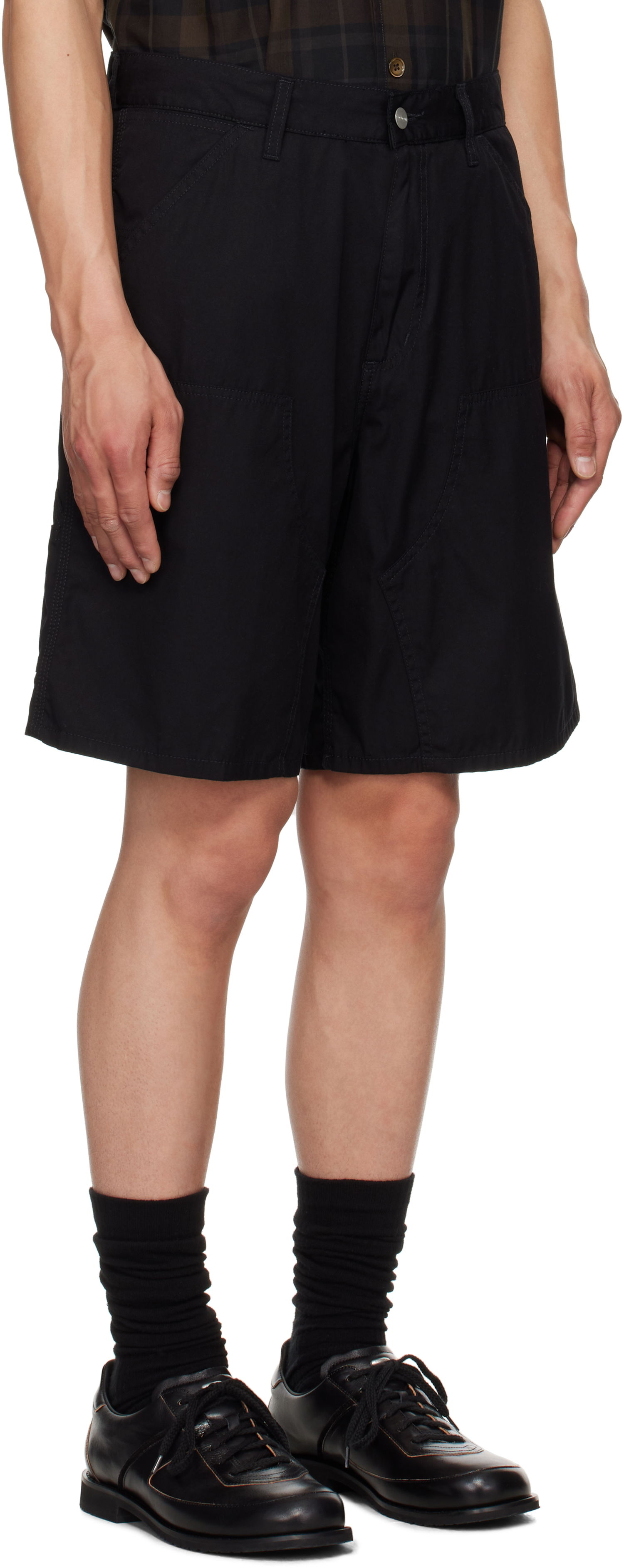 Shorts Carhartt WIP Double Knee Shorts Sort | I034794, 1