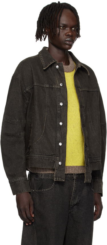 Jakke Eckhaus Latta Eckhaus Latta 'El Jacket Redux' Denim Jacket Sort | 1224-EL-PF25-S, 1