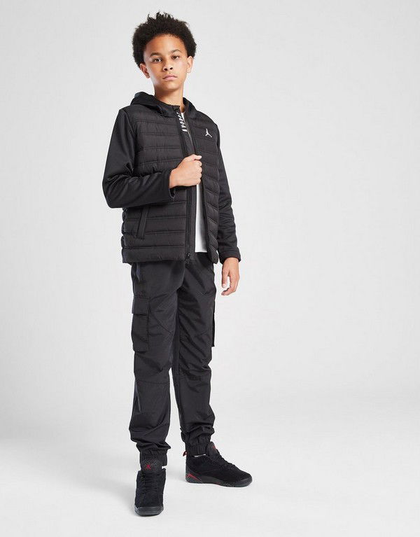 Puffer jakke Jordan Jordan Padded Hybrid Jacket Sort | 95D585-023, 1