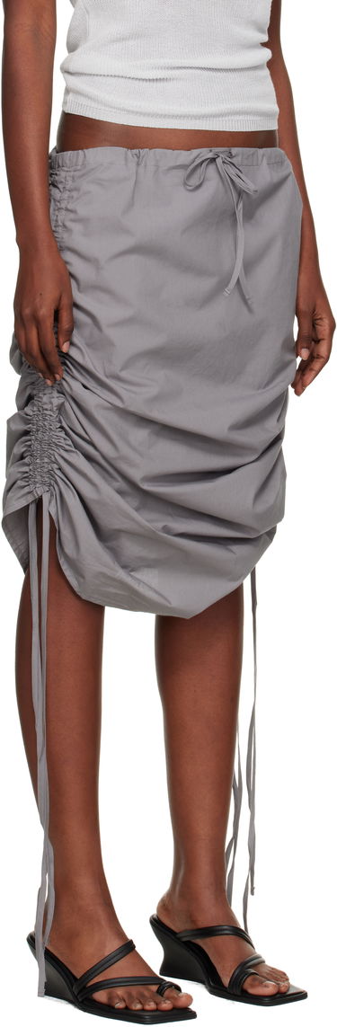 Nederdel Baserange Baserange Pictorial Strap Maxi Skirt Grå | SSPIS-PO-AU25, 1