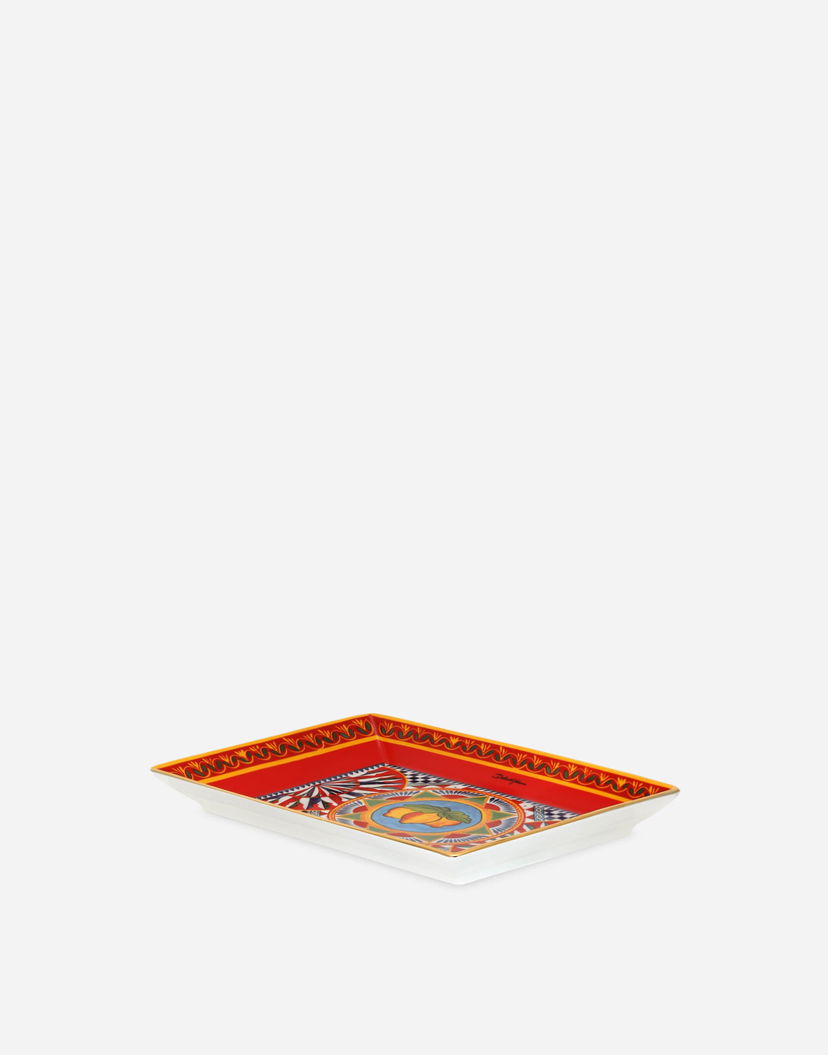 Home decor Dolce & Gabbana Dolce & Gabbana Decorative Porcelain Trinket Dish Flerfarvet | TCC199TCAMSUC063