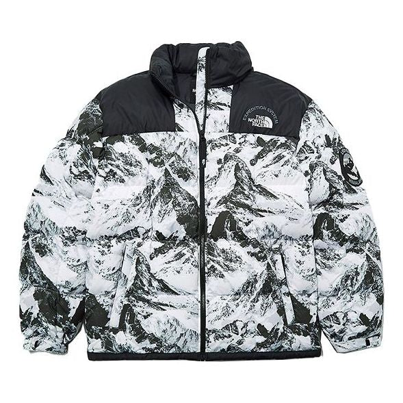 Puffer jakke The North Face Custom Printed Winter Jacket Sort | NJ1DL56C