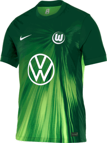 Jersey Nike Nike VfL Wolfsburg 2025/26 Home Stadium Jersey Grøn | hq1562-341, 0
