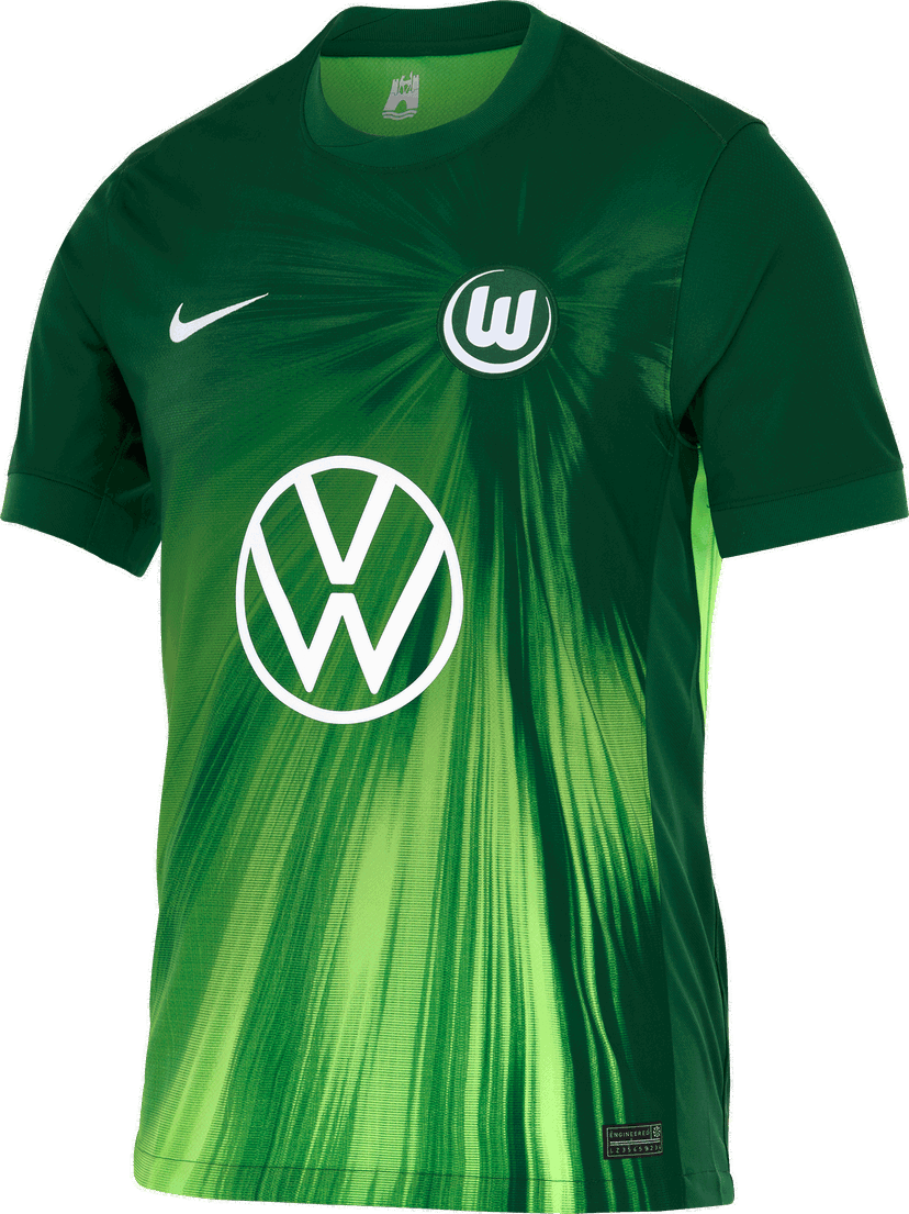 Jersey Nike Nike VfL Wolfsburg 2025/26 Home Stadium Jersey Grøn | hq1562-341