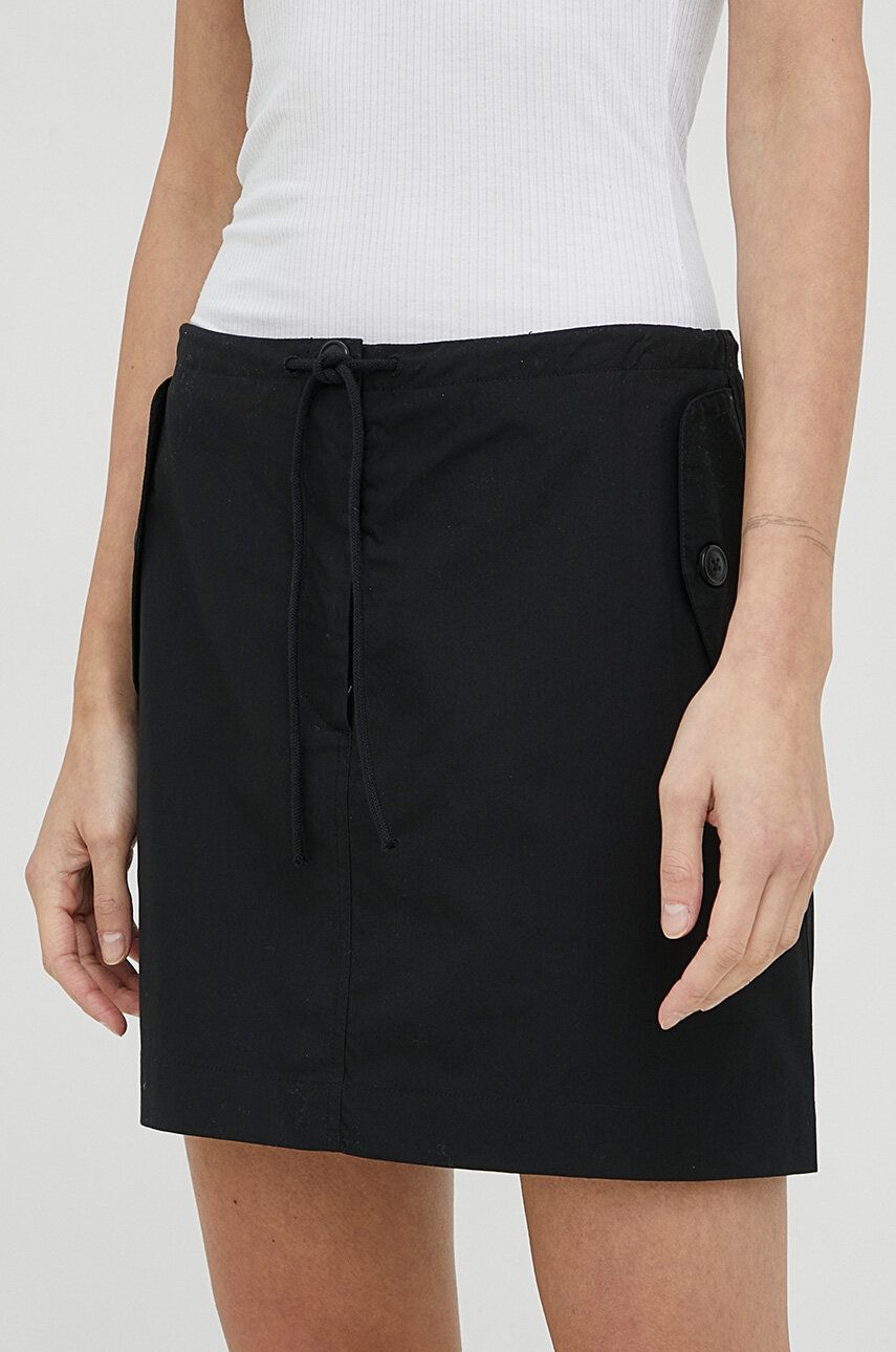 Nederdel Samsoe Samsoe Chi Zip Skirt Sort | F23100007, 0