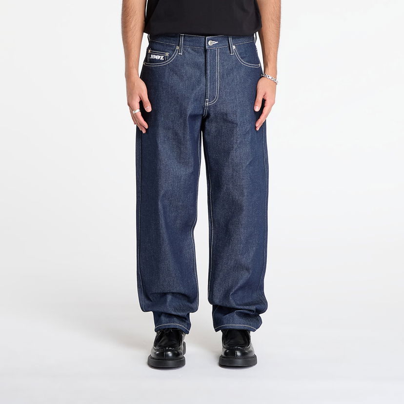 Jeans Awake NY Wide Leg Raw Denim Jeans 32 Blå | AWK-FW25-PA001-INDIG