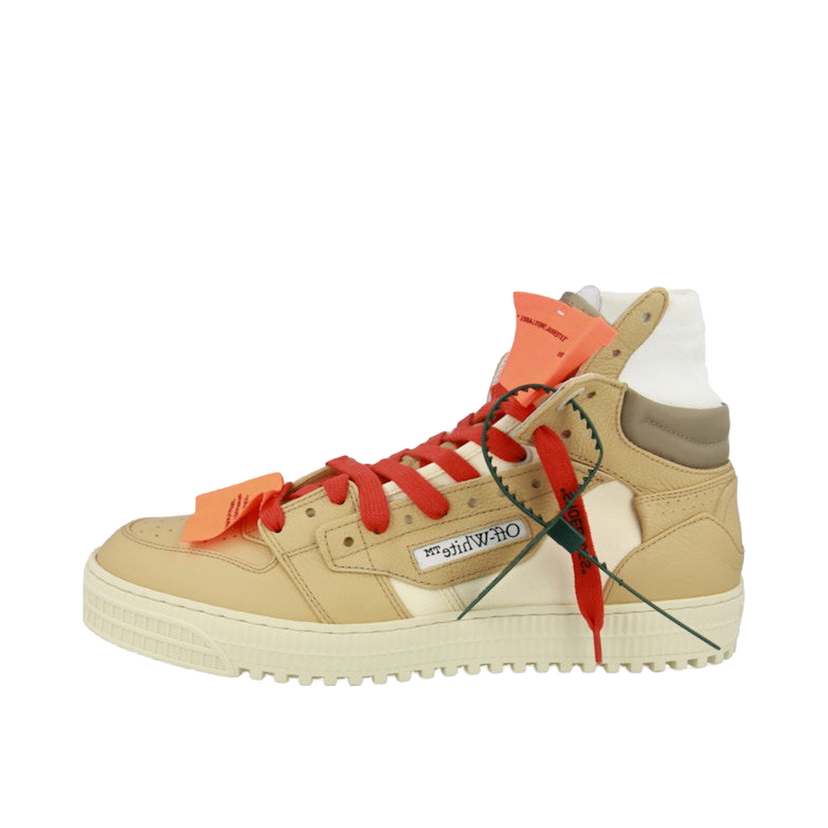 Sneakers og sko Off-White 3.0 Off Court High-Top Latte Beige Beige | OMIA065S22LEA0030461