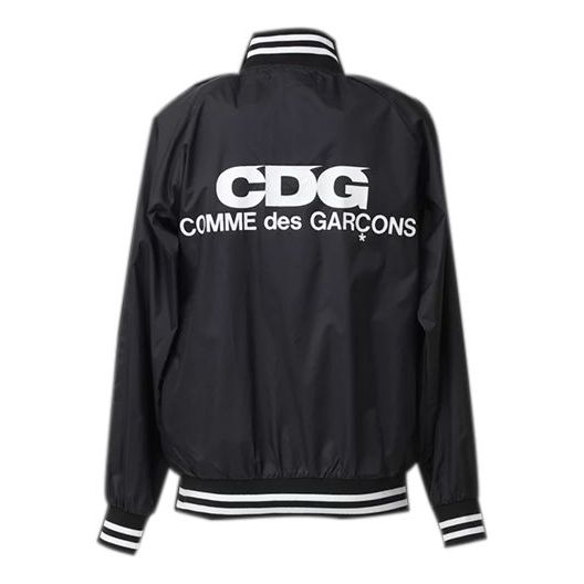 Bomberjakke Comme des Garçons COMME des GARCONS Varsity Jacket Sort | SZ-J006-051-1, 0