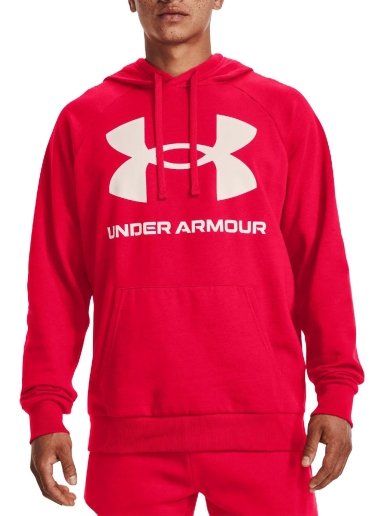 Sweatshirt Under Armour Hoodie Rival Rød | 1357093-600