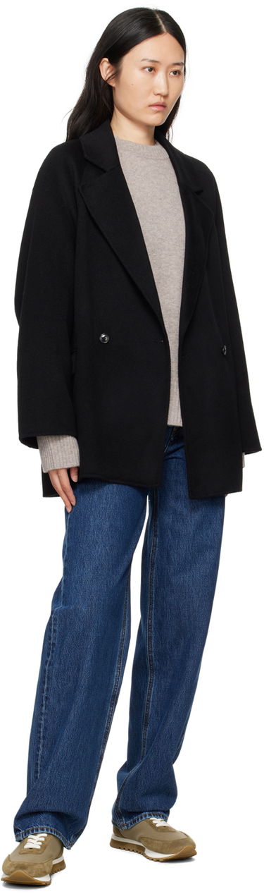Frakker Loulou de Saison Loulou de Saison Gary Double-Breasted Coat Sort | GARY, 3