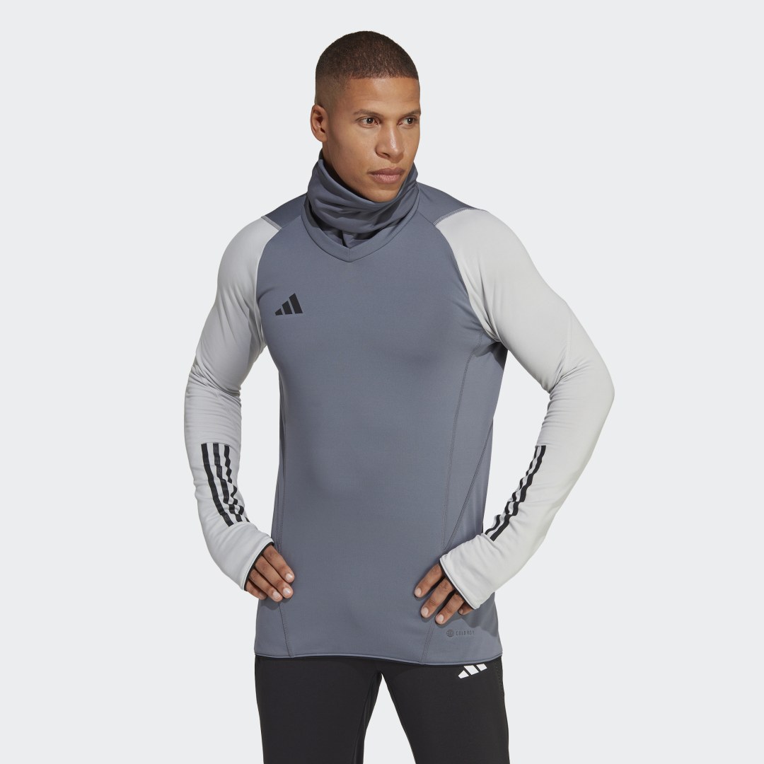 Sweatshirt adidas Performance Tiro 23 Pro COLD.RDY Warm Top Grå | H49613, 0