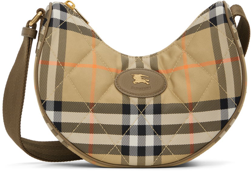 Skuldertaske Burberry Burberry Horseshoe Crossbody Bag Beige | 8111308