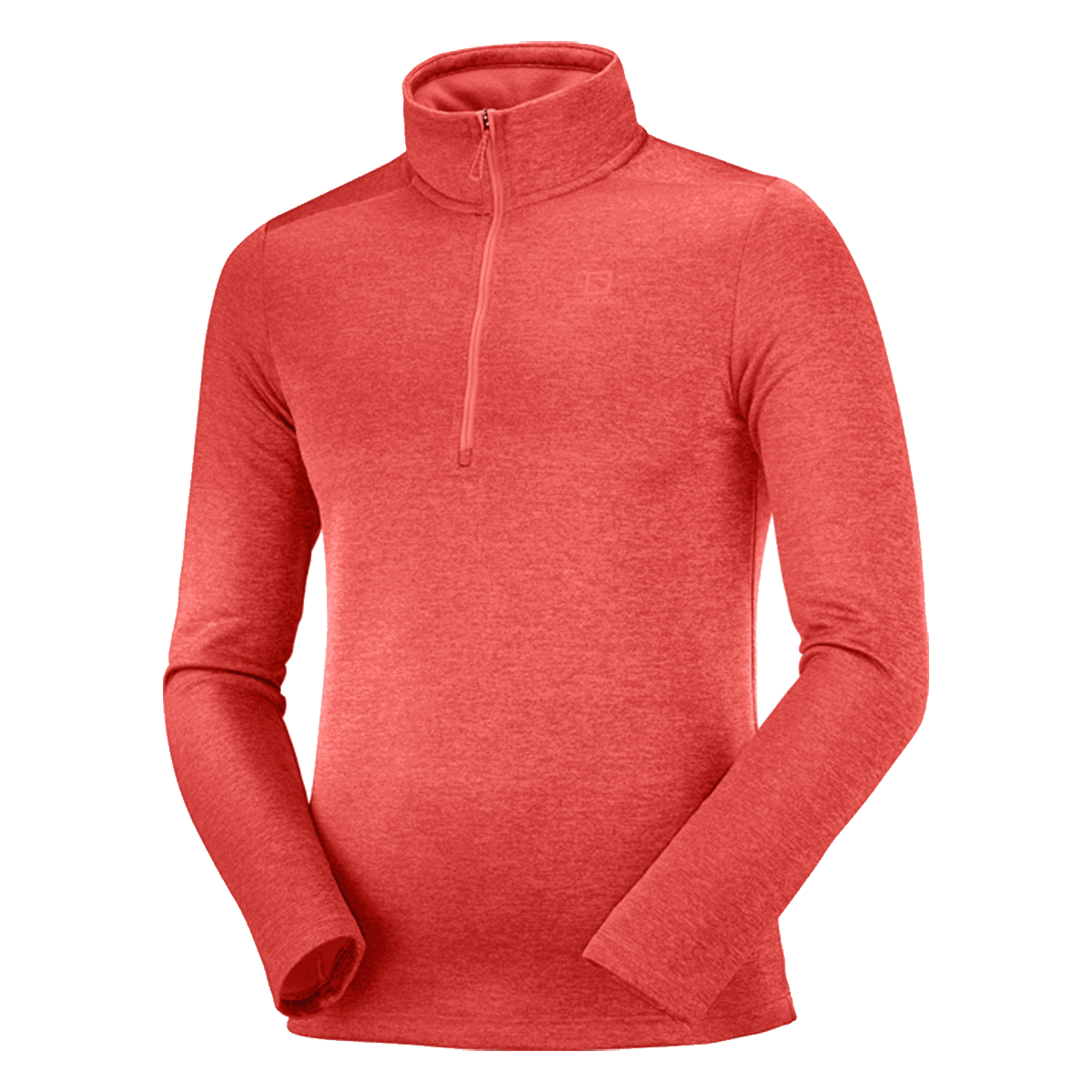 Sweatshirt Salomon TRANSITION Half-Zip Mid-Layer Long Sleeve Top Rød | LC1675900, 0