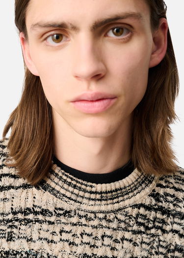 Sweater AXEL ARIGATO Noah Textured Striped Knit Sweater Flerfarvet | A3296001, 5