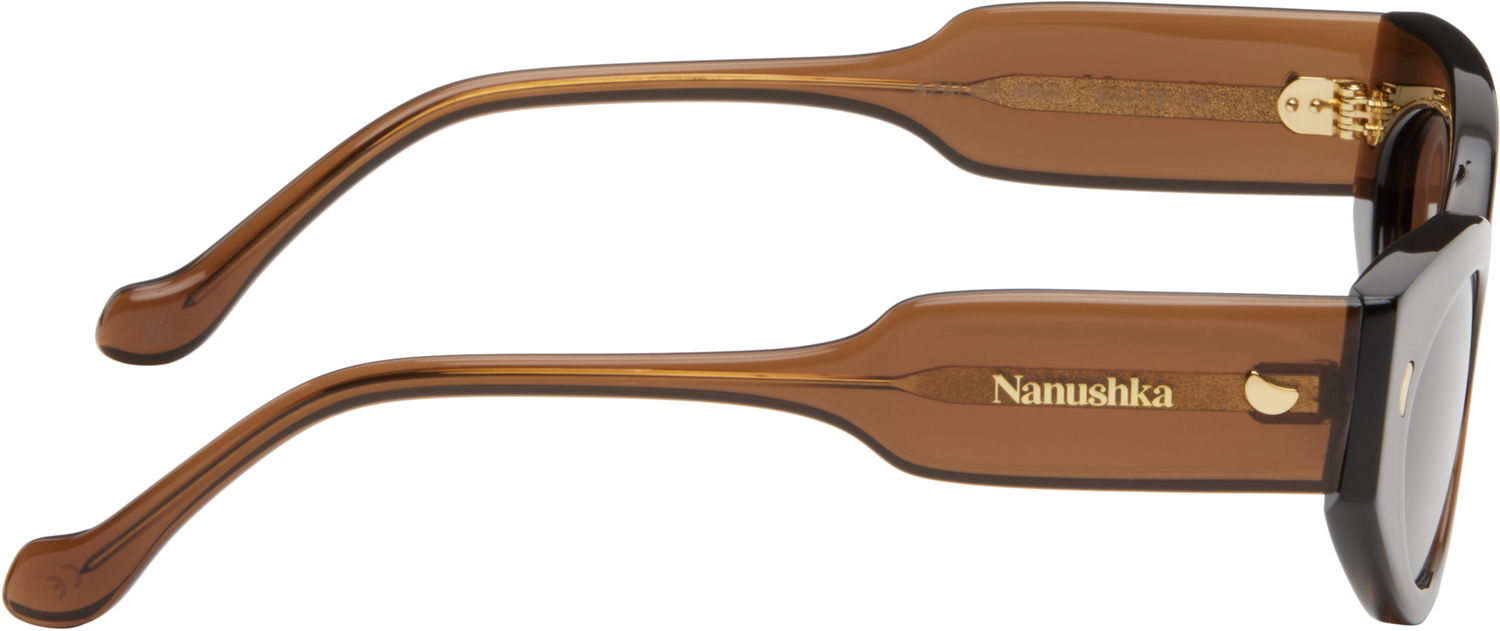 Solbriller Nanushka Nanushka Azalea Sunglasses Brun | NW23CRSG00176, 1