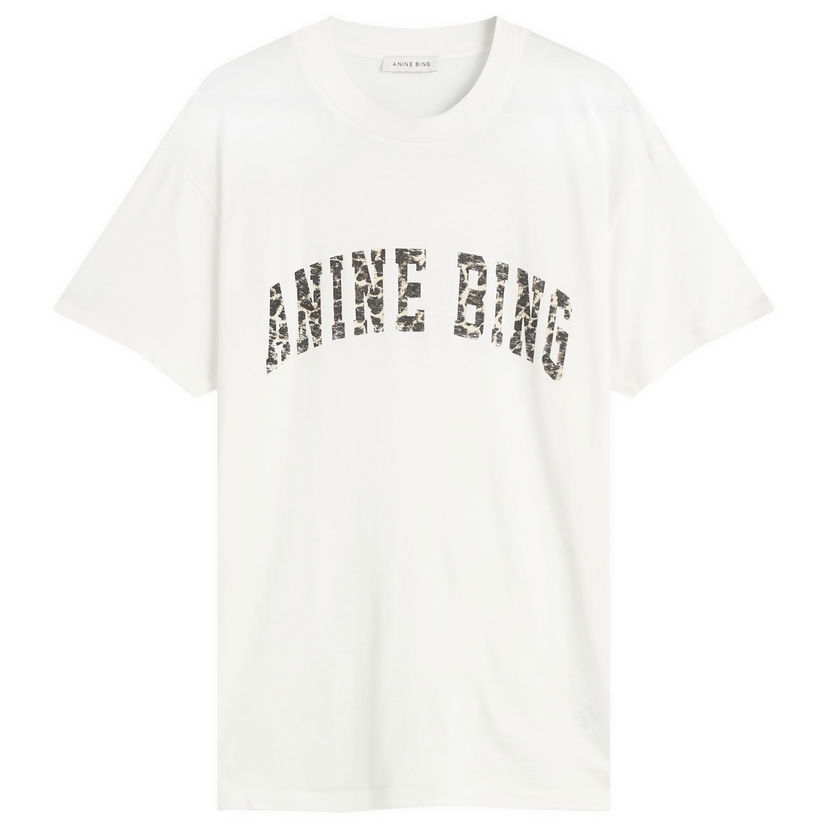 T-shirt Anine Bing Anine Bing Walker T-Shirt, Size X-Small Hvid | A-08-12128-IVY1