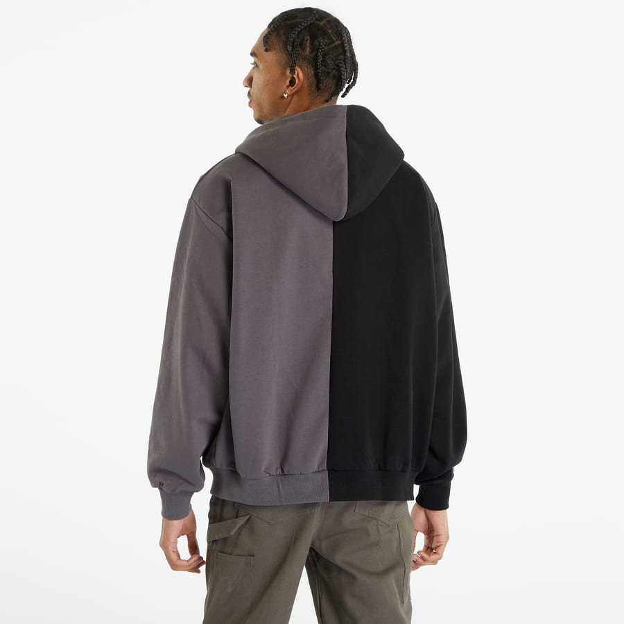 Sweatshirt Karl Kani Chest Signature Split OS Full-Zip Hoodie Grå | KM231-002-2, 1