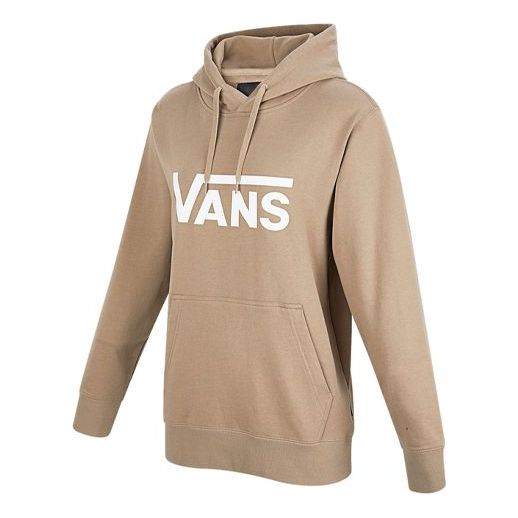 Sweatshirt Vans Logo Print Hoodie Beige | VN0A4MM9YEH, 0