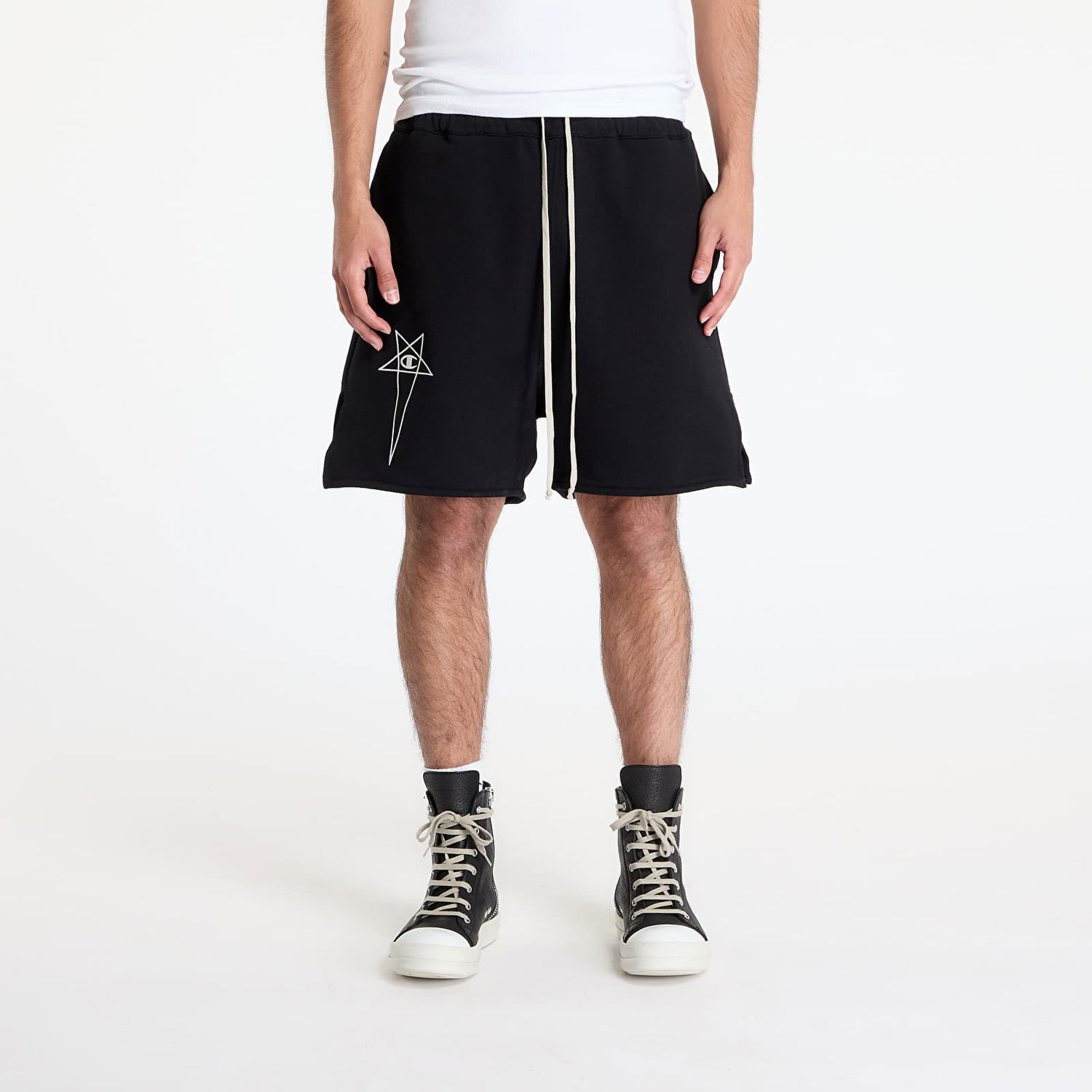 Shorts Rick Owens DRKSHDW x Champion Shorts Sort | CM01E1683 CHFE 09, 0