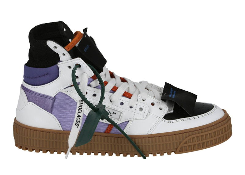 Sneakers og sko Off-White 3.0 Off Court High-Top Lilac White W Hvid | IA112F23 LEA002 3601 50064