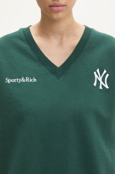 Tanktop Sporty & Rich Yankees Serif V-Neck Vest Grøn | ST045505300GR10, 3