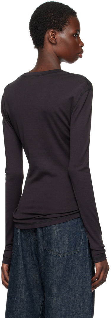 T-shirt LEMAIRE Long Sleeve T-Shirt Sort | TO1319 LJ1016, 2