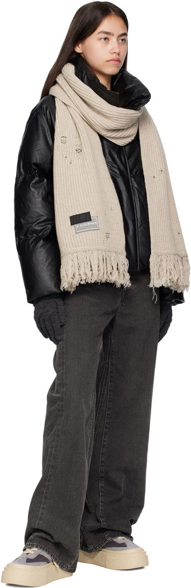 Puffer jakke Maison Margiela MM6 Maison Margiela Faux-Leather Zip Down Jacket Sort | S52AM0338 S53057, 3