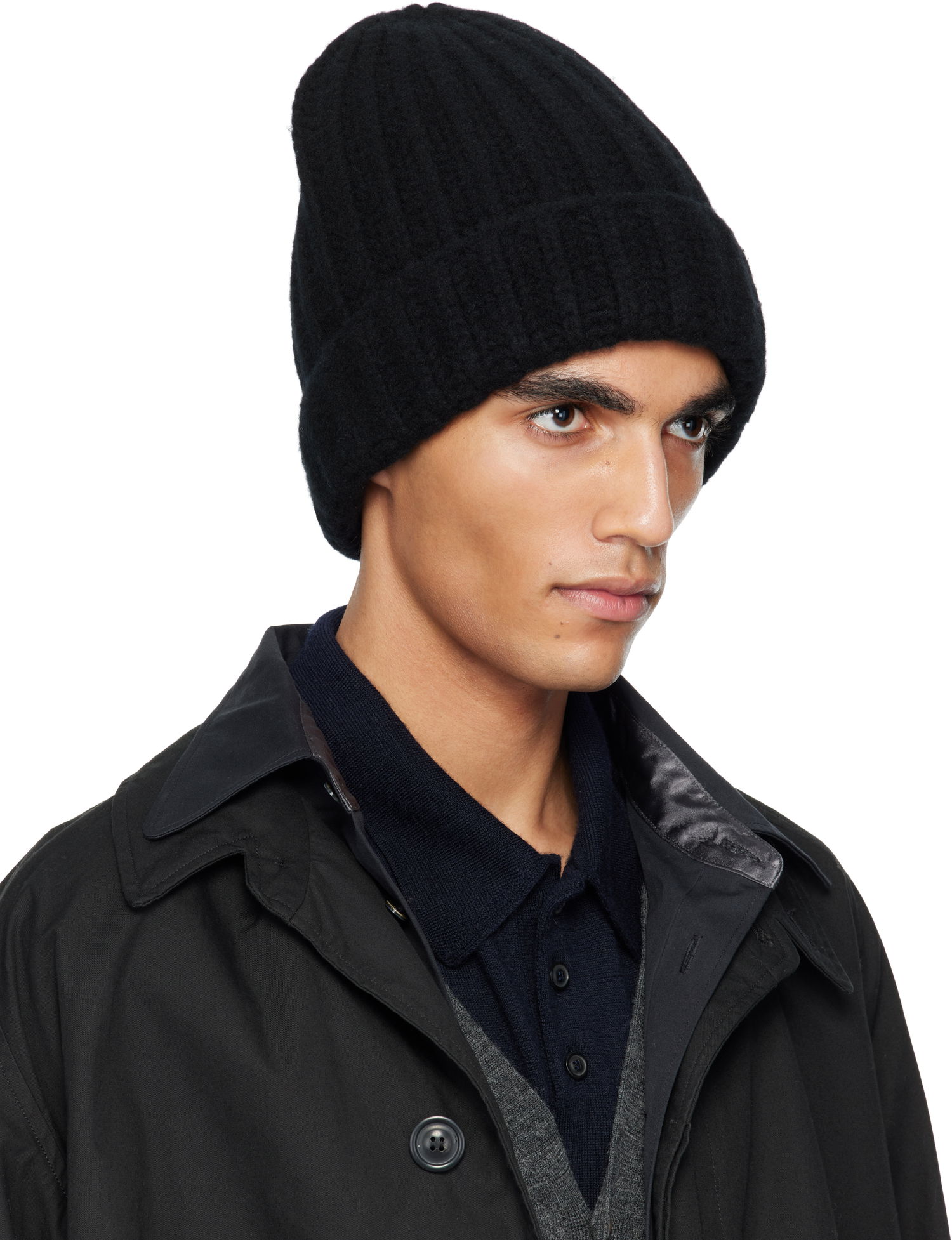 Beanie Maison Margiela Maison Margiela Felted Wool Beanie Sort | S50TB0009 M13091, 1