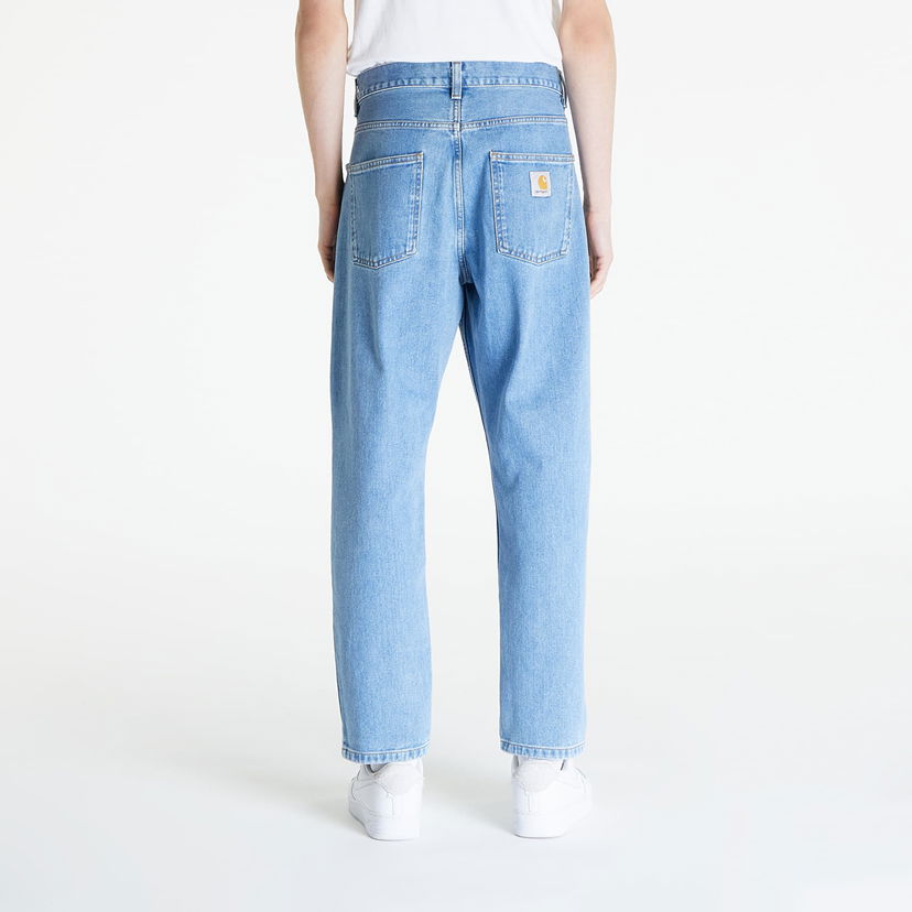 Bukser og jeans Carhartt WIP Newel Pant Blue (Stone Bleached) Blå | I029208_01_12