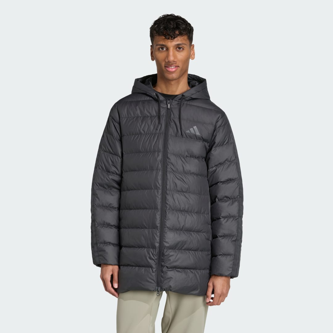 Parka adidas Performance Essentials Climawarm 3-Stripes Light Down Parka Sort | JM4061, 0