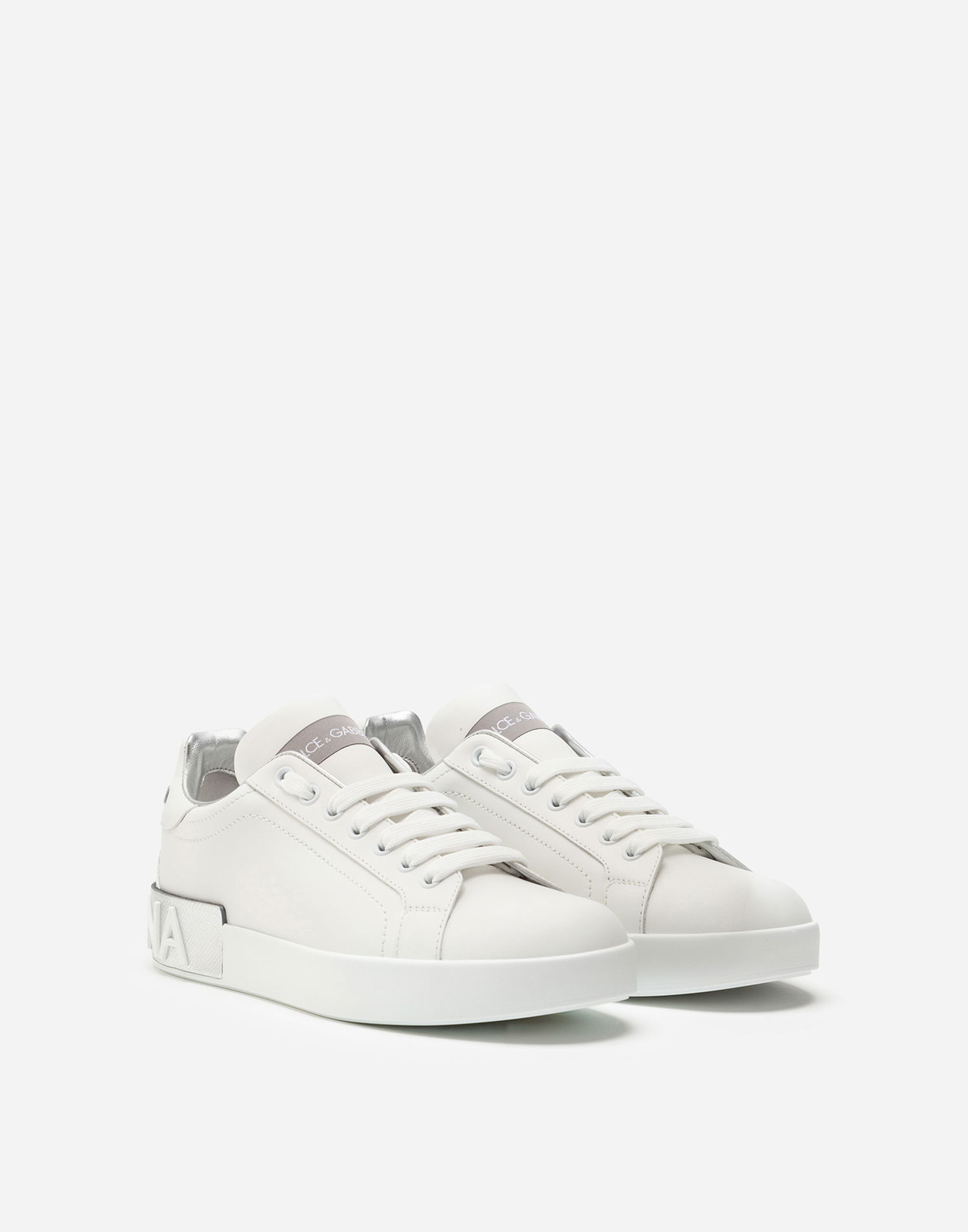 Sneakers og sko Dolce & Gabbana Calfskin Nappa Portofino Hvid | CK1544AX61580998, 1