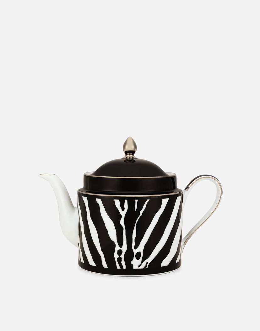 Home decor Dolce & Gabbana Zebra Print Porcelain Teapot Sort | TC0127TCA39UZ003