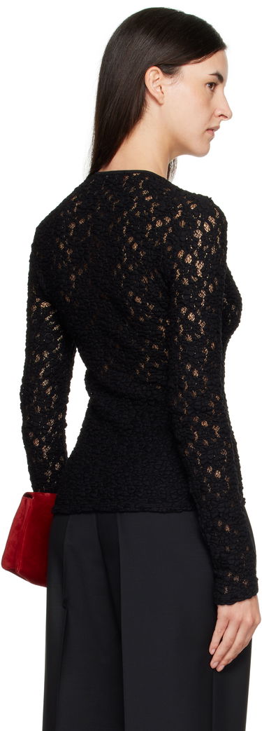 T-shirt Max Mara Max Mara Gennaio Lace Top Sort | 2526946041600, 2