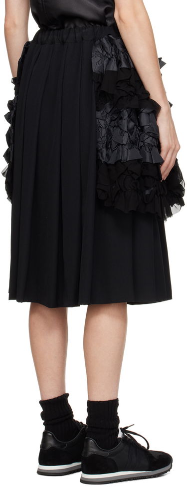 Nederdel Comme des Garçons Comme des Garçons Layered Midi Skirt Sort | RL-S008-051, 2