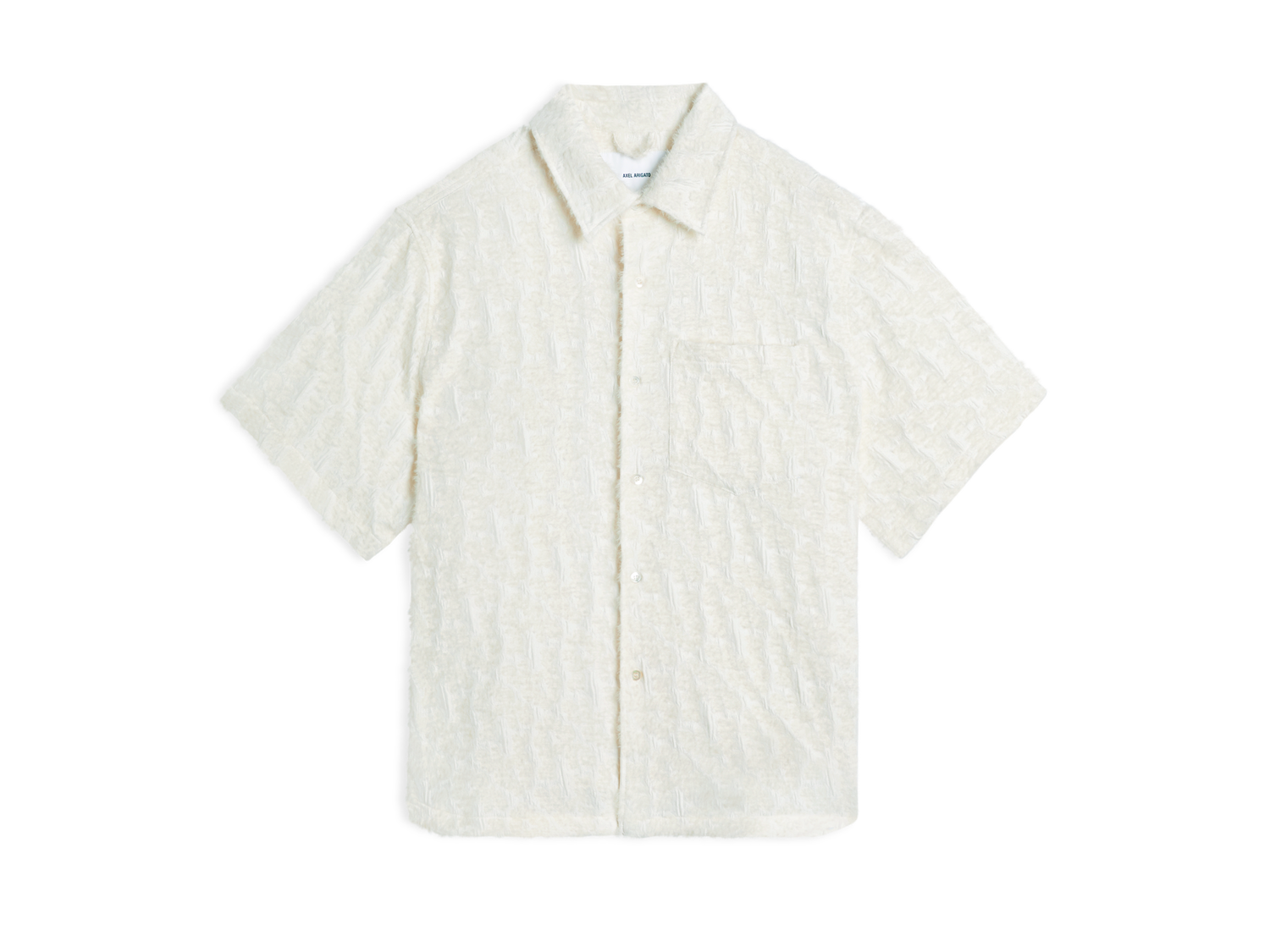 Skjorte AXEL ARIGATO Wade Bubble A Shirt Hvid | A2203001, 1