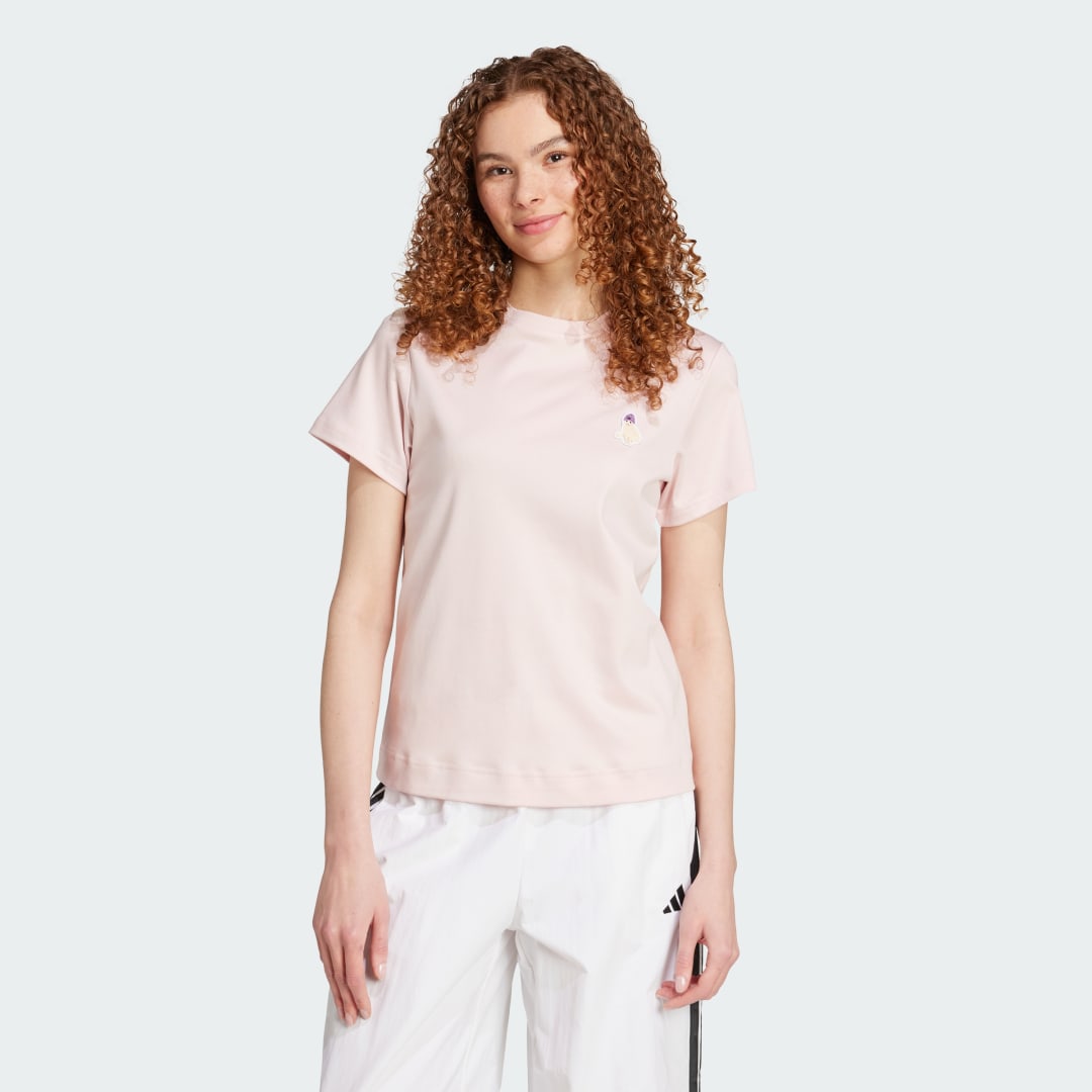 T-shirt adidas Performance Cat Patch T-Shirt Lyserød | JV8514, 0