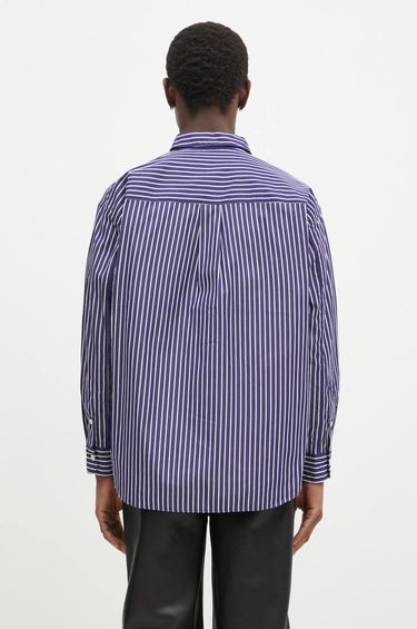 Skjorte Neighborhood NEIGHBORHOOD Striped Regular Fit Shirt Lilla | 242TSNH.SHM03, 2