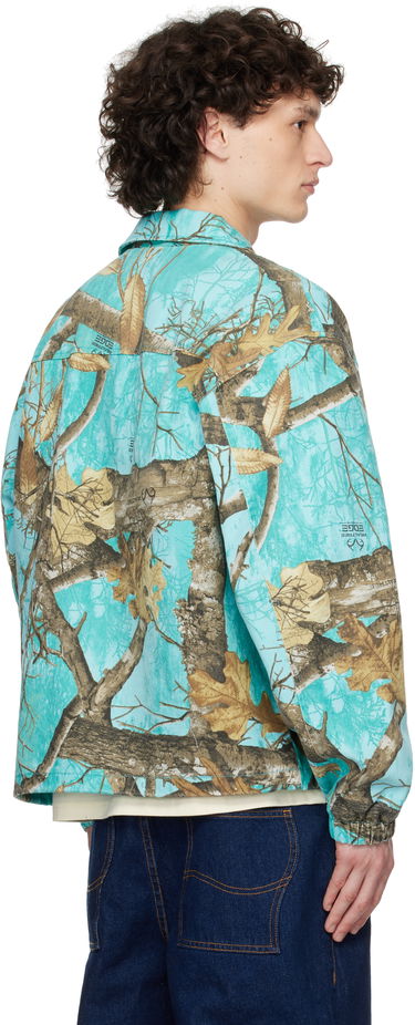 Vindjakke Awake NY Awake NY Frayed Script Coach Jacket Turkis | AWK-SP25-OT004, 2