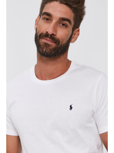 T-shirt Polo by Ralph Lauren Cotton T-Shirt Hvid | 714844756004