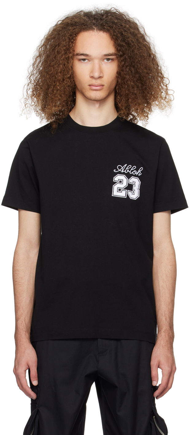 T-shirt Off-White Black '23' T-Shirt Sort | OMAA027S24JER0051001