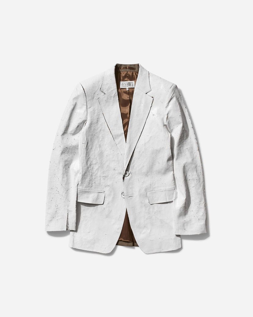 Jakke Maison Margiela Painted Blazer Hvid | S62BN0110 002F