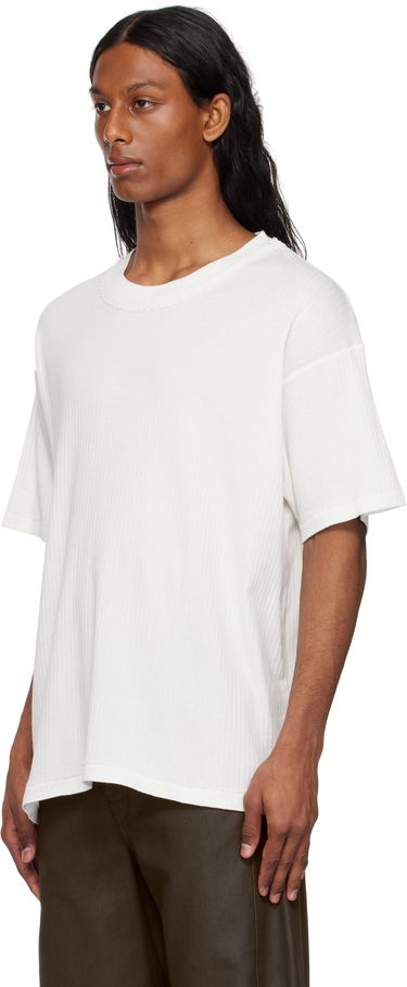 T-shirt Bode Bode Beaded Salt Marsh T-shirt Hvid | MRS25CS031, 3
