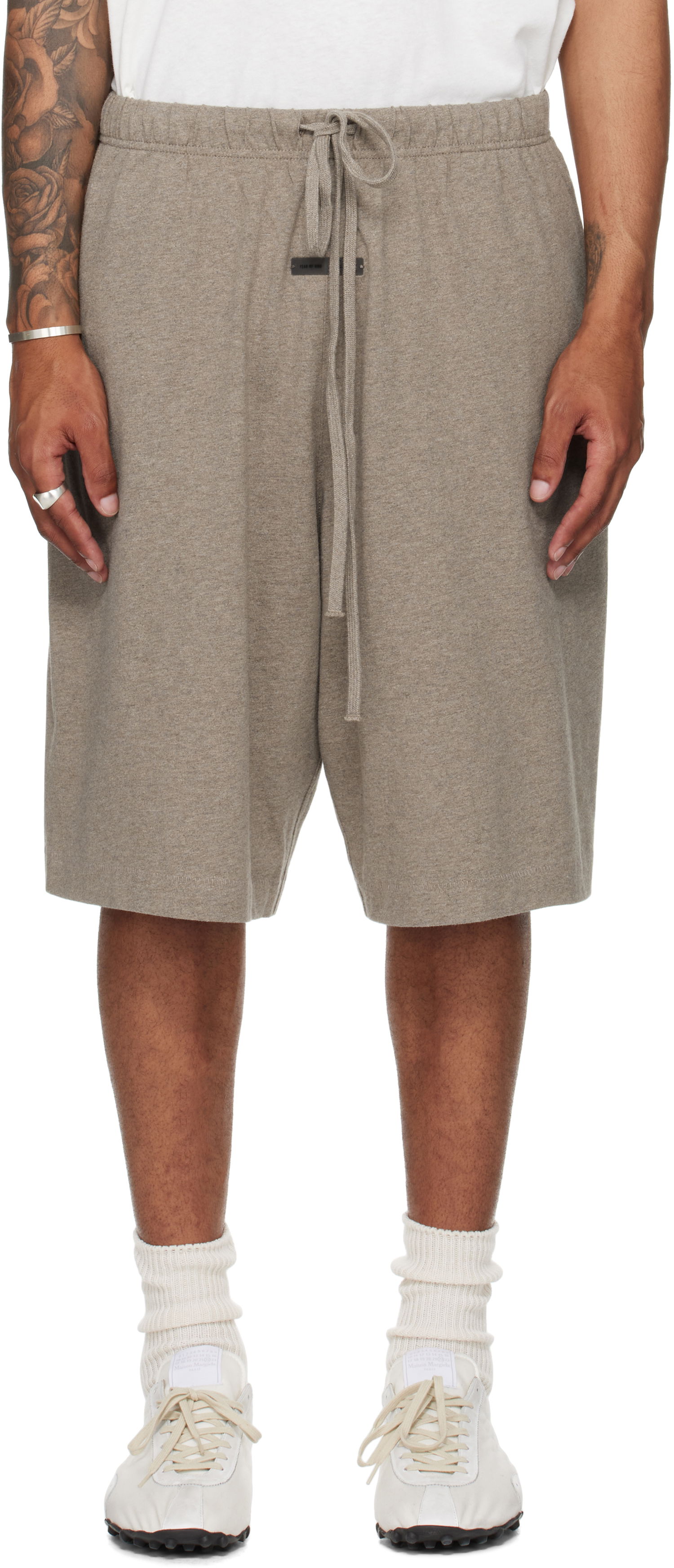 Shorts Fear of God Fear of God ESSENTIALS Basketball Jersey Shorts Grå | 160SP254613F, 0