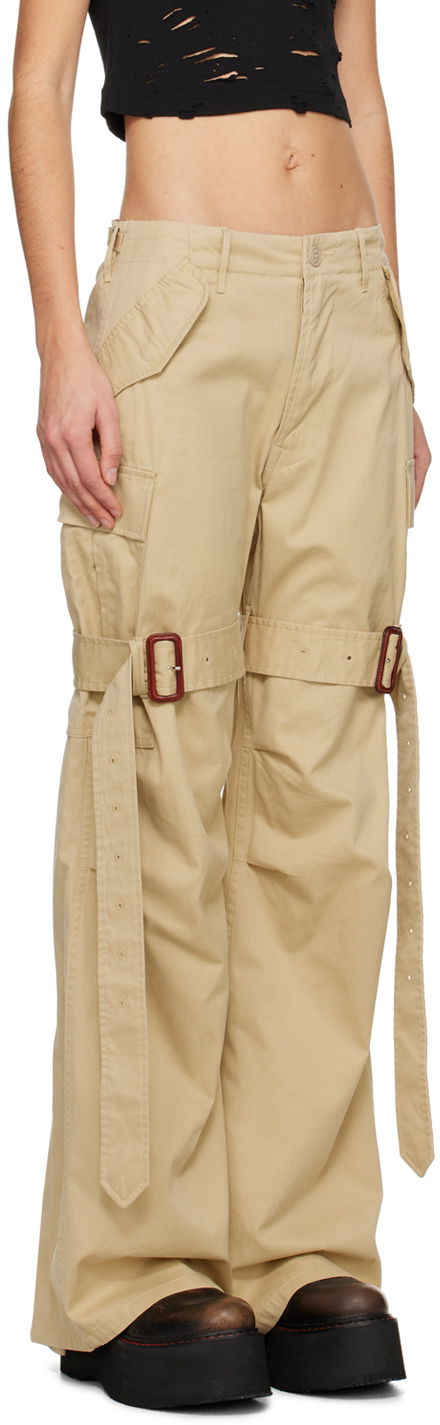 Cargo bukser R13 R13 Trench Cargo Pants Beige | R13WR243-R318B, 1