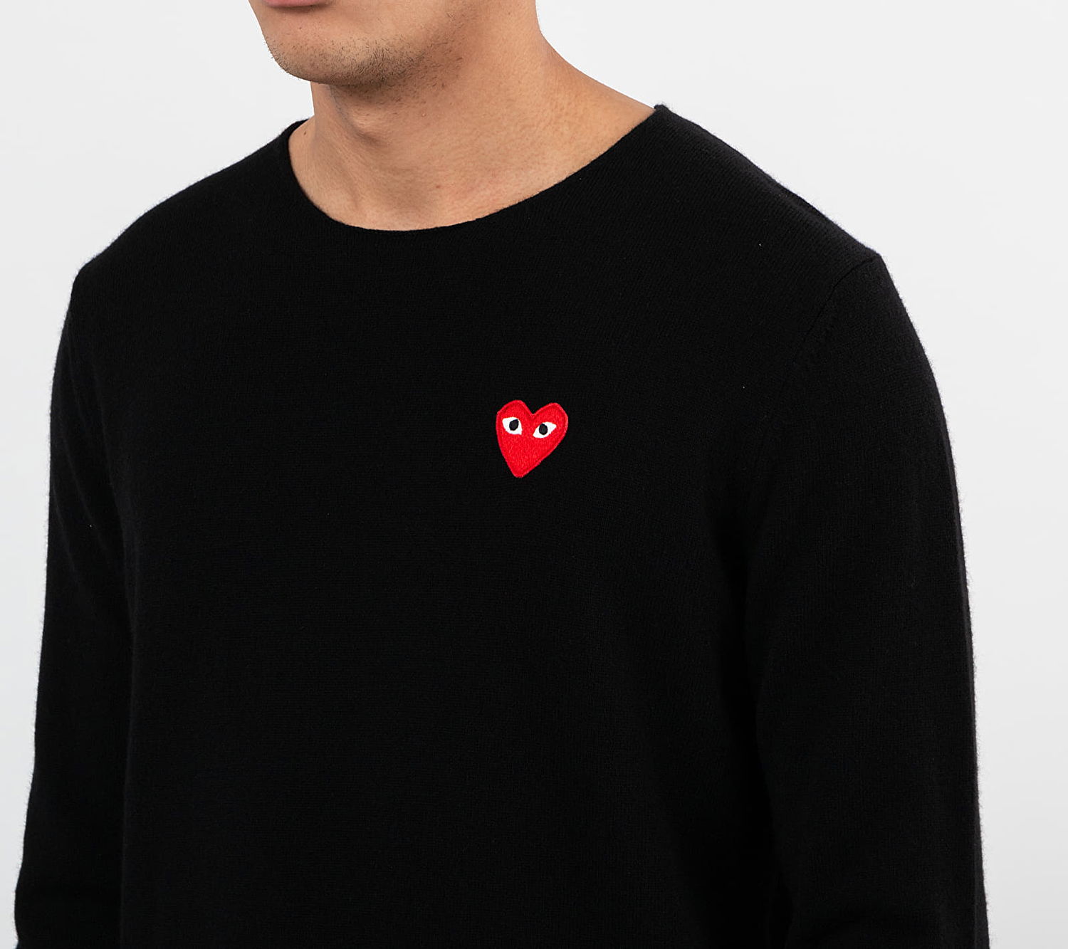 Sweater Comme des Garçons PLAY Knit Sort | P1N068 black, 1