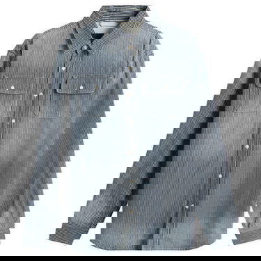 Skjorte thisisneverthat Hickory Denim Shirt Blå | TN253WSHTL05-IND, 0
